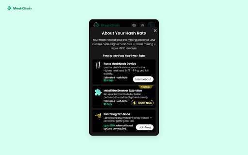 MeshNode screenshot