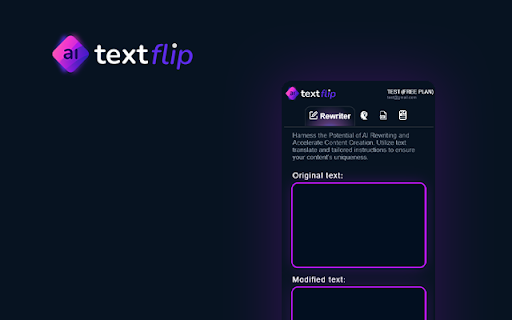 TextFlip: ChatGPT Rewriter, AI Humanizer, Chat PDF and Summarizer screenshot