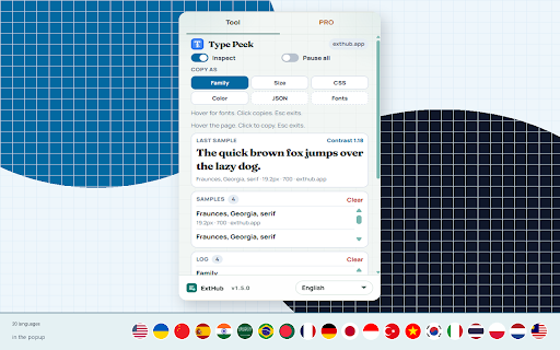 Type Peek screenshot
