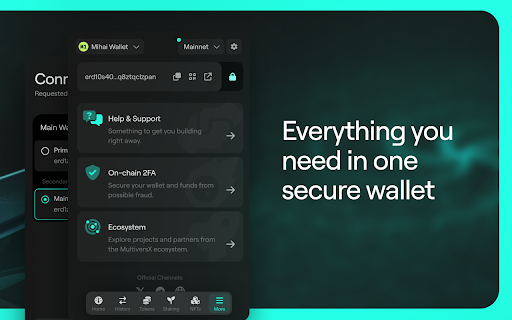 MultiversX Wallet screenshot