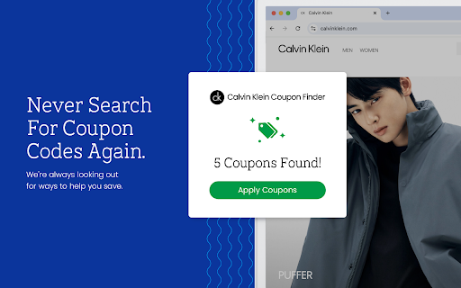 Calvin Klein Coupon Saver - Official Coupons & Best Deals screenshot