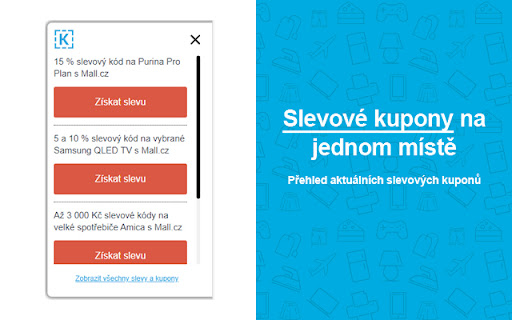 Kuponer.cz screenshot