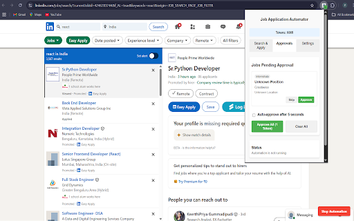 Job Genie screenshot