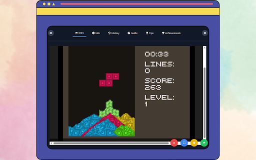 Sand Tetris Unblocked Game screenshot