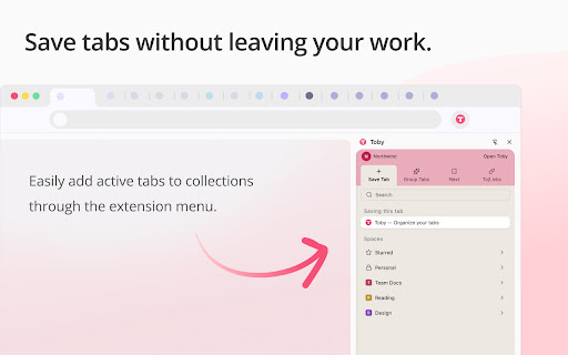 Toby: Tab Manager & Session Saver screenshot