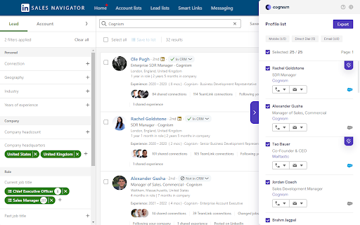 Cognism - Premium Sales Intelligence screenshot