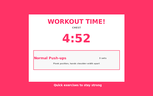 PomoStrong - Pomodoro & Desk Workout screenshot