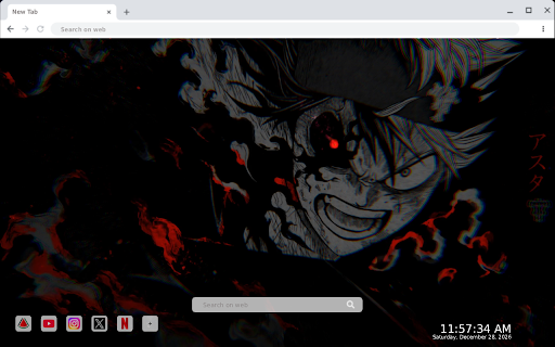 Black Asta Live Wallpaper screenshot