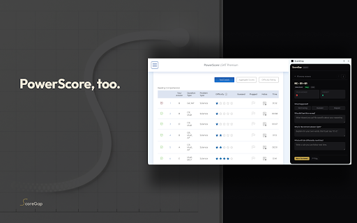 ScoreGap — LSAT Wrong Answer Journal screenshot