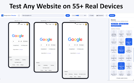 Responsive Checker - Mobile Simulator Pro screenshot
