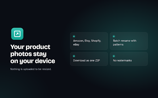 Bulk Resize Product Photos | SellaFit screenshot