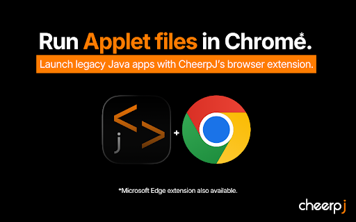 CheerpJ Applet Runner screenshot