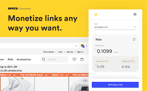 Sovrn Commerce screenshot