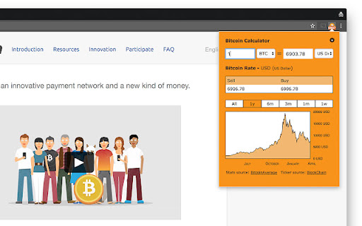 Bitcoin Price Ticker screenshot