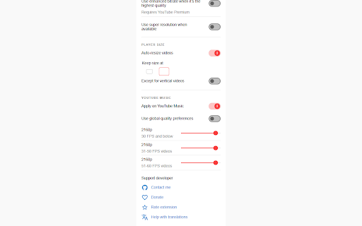 YouTube Auto HD + FPS screenshot