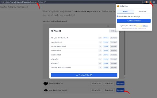 MakerHive - Instructables Downloader & File Preview screenshot