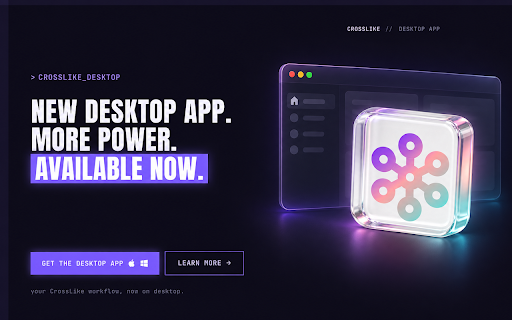 CrossLike.club – AI-powered growth assistant screenshot