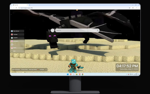 Ender Dragon Minecraft Live Wallpaper screenshot