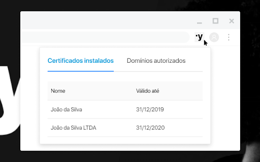 Assinatura Digital no Navegador - SyngularID screenshot