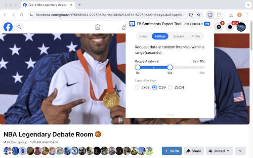 Comments Exporter screenshot