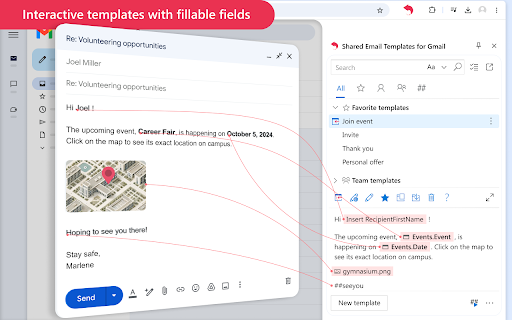 Shared Email Templates & Signatures for Gmail screenshot