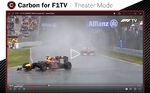 Carbon for F1TV screenshot