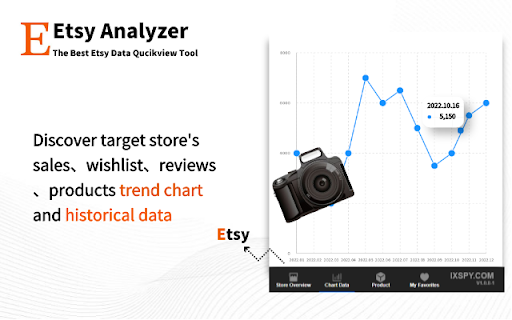 Etsy Analyzer screenshot