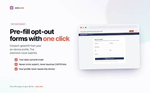 Opt-Out Ledger screenshot