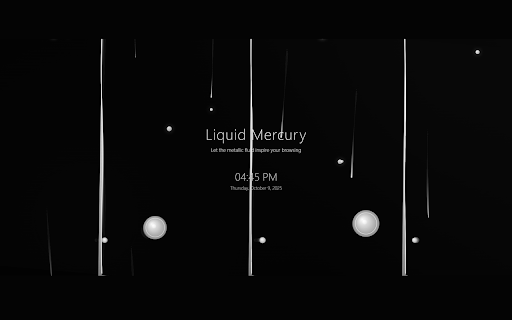 Liquid Mercury Visualizer screenshot