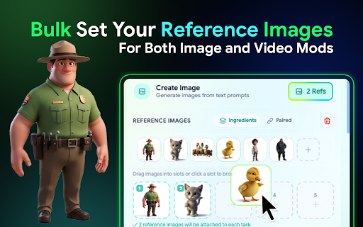 KlingGen - Bulk AI Video & Image Generation Toolkit for KlingAI screenshot