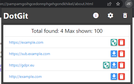 DotGit screenshot