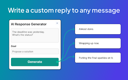 AI Response Generator screenshot