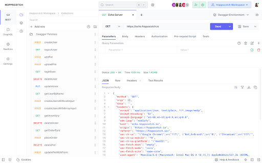Hoppscotch Browser Extension screenshot