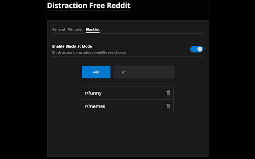 Distraction Free Reddit screenshot