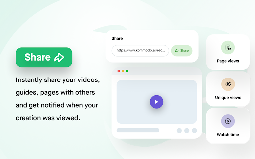 Kommodo Screen Recorder & SOP screenshot