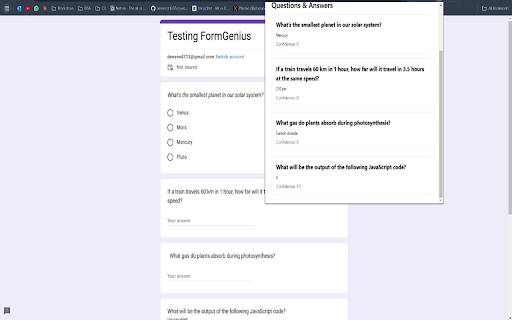 Form Genius - Form Solver that works everywhere screenshot