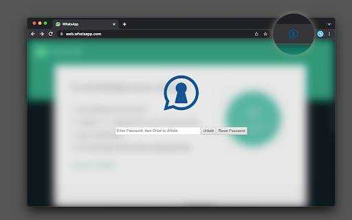 Password Lock for WhatsApp™ Web screenshot