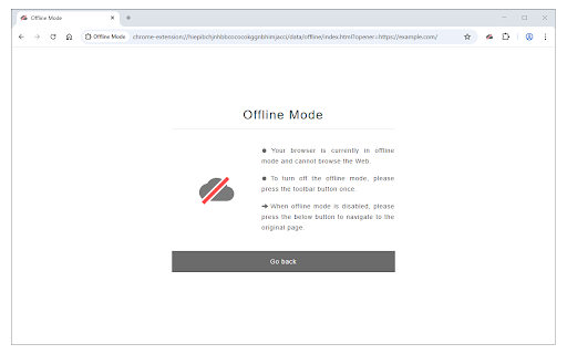 Offline Mode screenshot