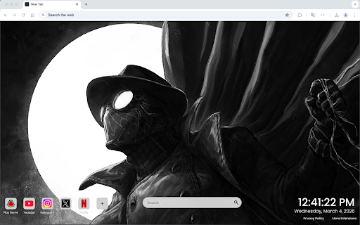 Spider-Man Noir Live Wallpaper screenshot