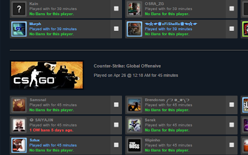 Ban Checker for Steam screenshot