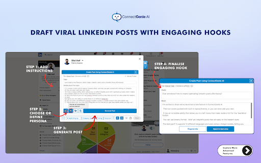 ConnectGenie - Linkedin AI Assistant screenshot