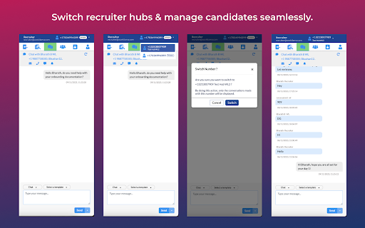 WorkLLama Messaging screenshot