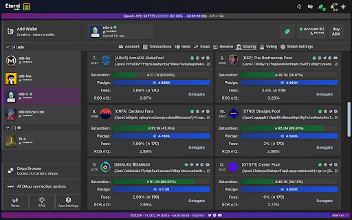 Eternl Beta screenshot