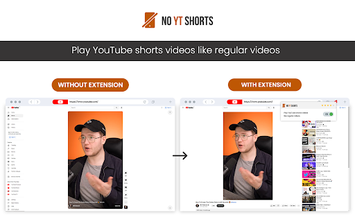 remove shorts for youtube screenshot
