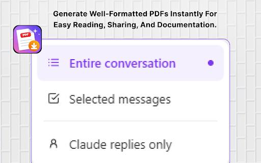 ChatArchive screenshot
