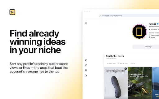 Sort Feed — Sort, Download & Transcribe. Works on Instagram, TikTok +2 more screenshot