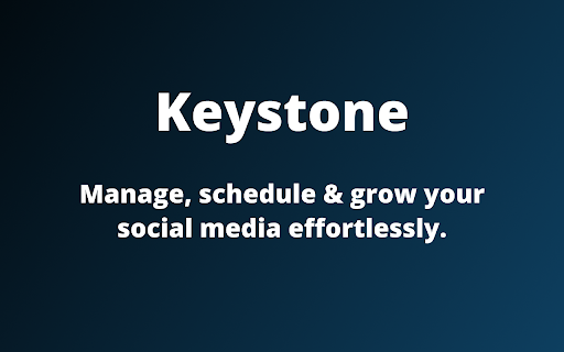 Keystone screenshot