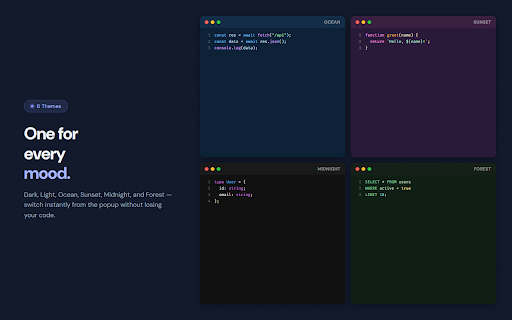 CodeSnapshot — Beautiful Code Screenshots screenshot