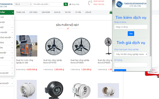 Tổng Kho Quạt Công Nghiệp Nam Vũ screenshot