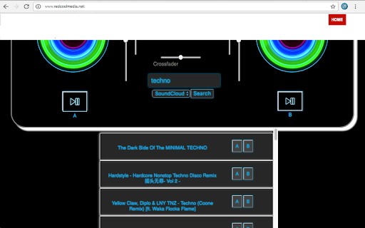 Music mixer DJMusic screenshot